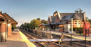a railroad station
