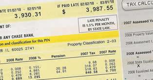  Image of a tax bill.