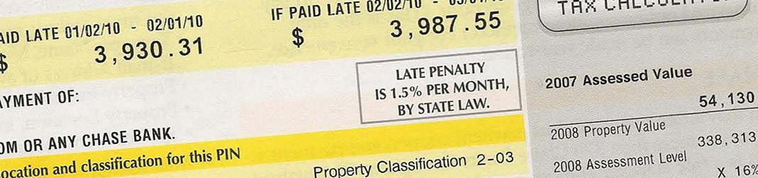  Image of a tax bill.